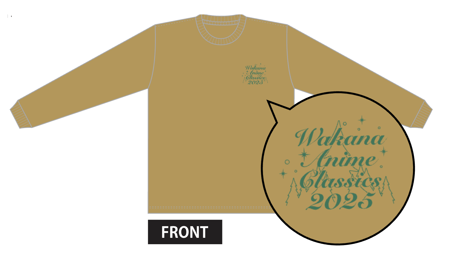 『Wakana Anime Classics 2025』ロングスリーブTシャツ